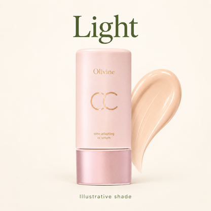 Olivine CC Serum light — illustrative shade